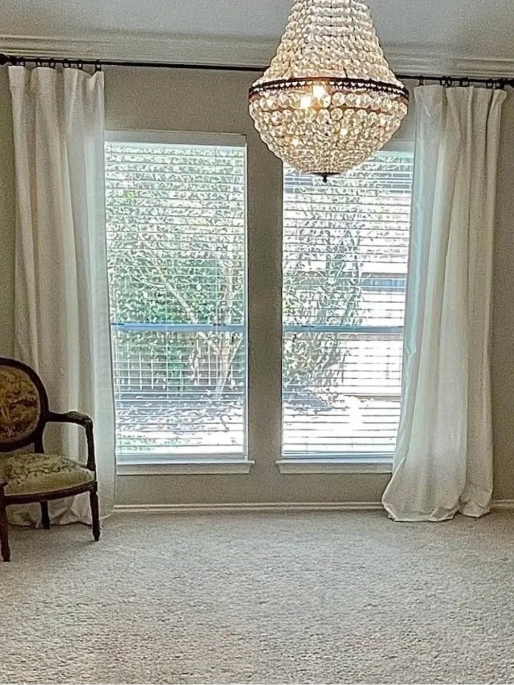 Pottery Barn 42x84” IVORY raw Silk cotton Drapes. Set of 2
